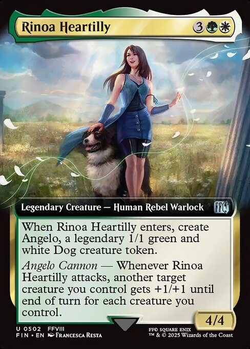 Rinoa Heartilly - Final Fantasy FIN - NM - 0502 U (Extended Foil)
