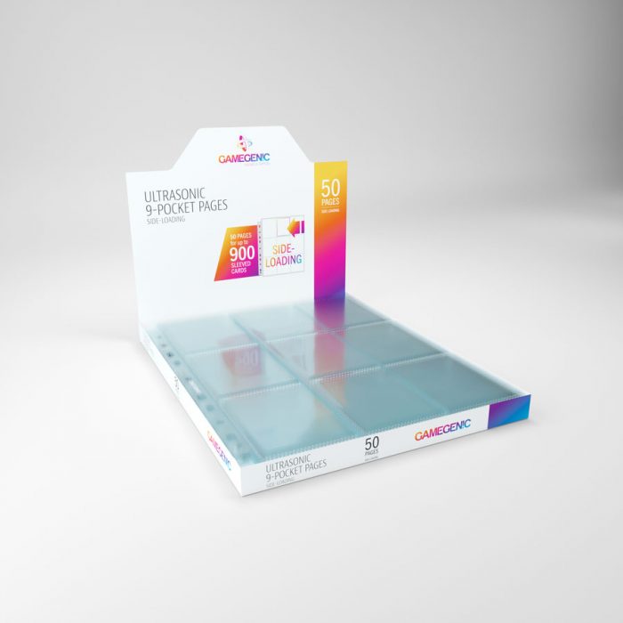 Gamegenic Ultrasonic 9 Pocket Pages - Sideloading (Display)