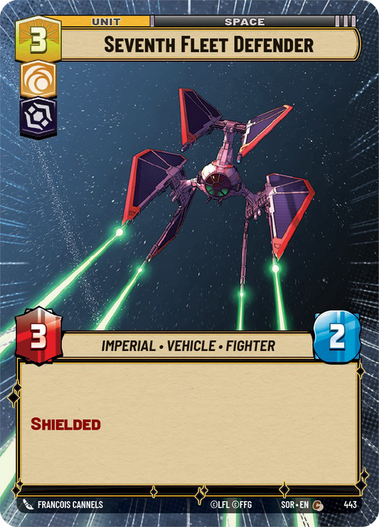 Seventh Fleet Defender - C 443/252 - Spark of Rebellion SOR - Star Wars Unlimited (Hyperspace)