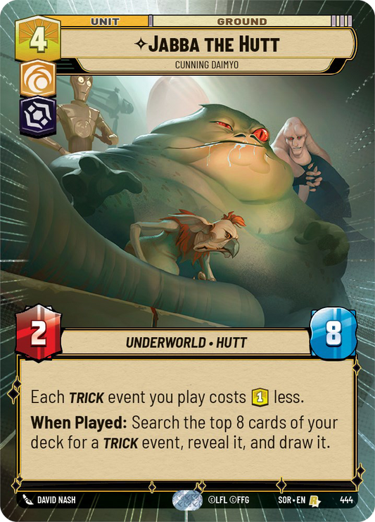 Jabba the Hutt - R 444/252 - Spark of Rebellion SOR - Star Wars Unlimited (Hyperspace)