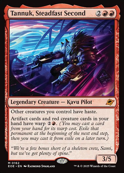 Tannuk, Steadfast Second - Edge of Eternities EOE - NM - 0162 M (Foil)
