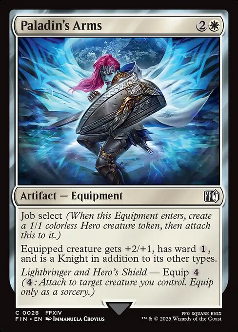 Paladin's Arms - Final Fantasy FIN - NM - 0028 C (Foil)