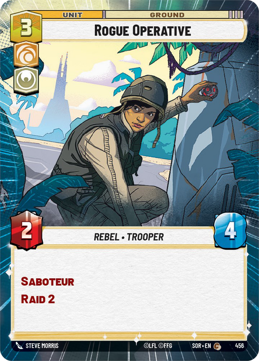 Rogue Operative - C 456/252 - Spark of Rebellion SOR - Star Wars Unlimited (Hyperspace)