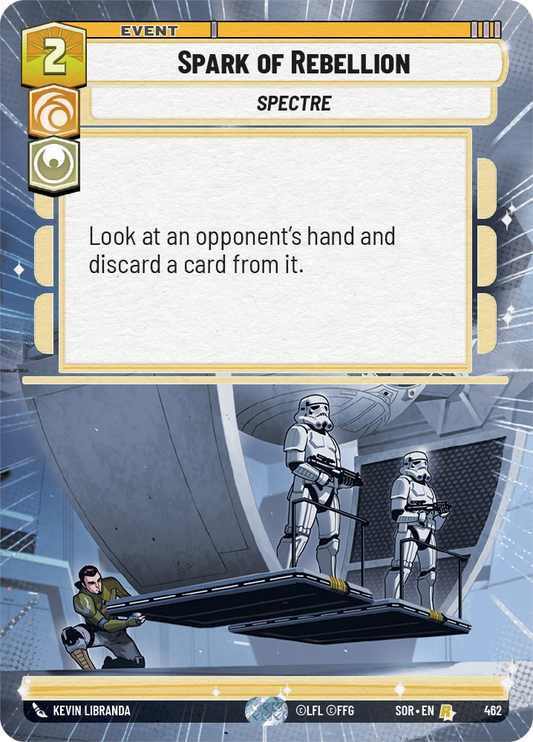 Spark of Rebellion - R 462/252 - Spark of Rebellion SOR - Star Wars Unlimited (Hyperspace Foil)