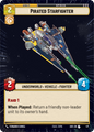 Pirated Starfighter - U 471/252 - Spark of Rebellion SOR - Star Wars Unlimited (Hyperspace)