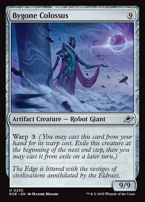 Bygone Colossus - Edge of Eternities EOE - NM - 0235 U (Foil)