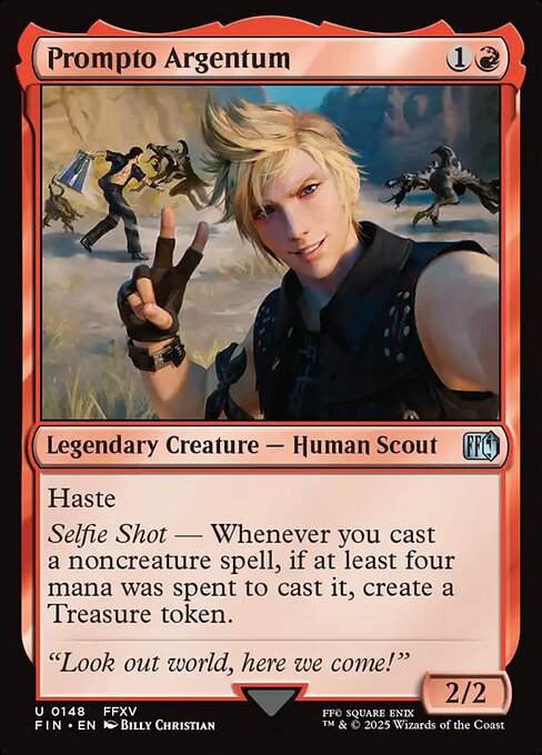 Prompto Argentum - Final Fantasy FIN - NM - 0148 U (Foil)