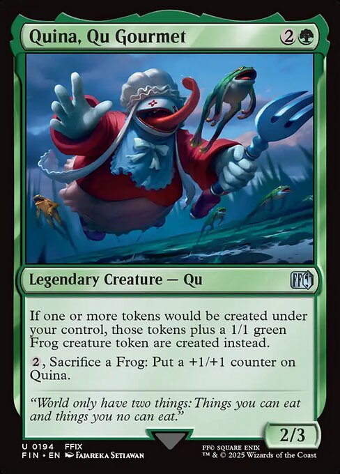 Quina, Qu Gourmet - Final Fantasy FIN - NM - 0194 U (Foil)