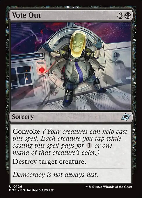 Vote Out - Edge of Eternities EOE - NM - 0126 U (Foil)