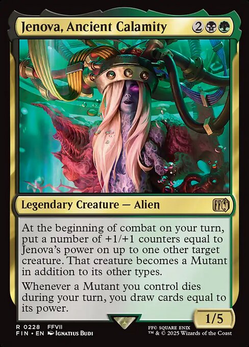 Jenova, Ancient Calamity - Final Fantasy FIN - NM - 0228 R (Foil)