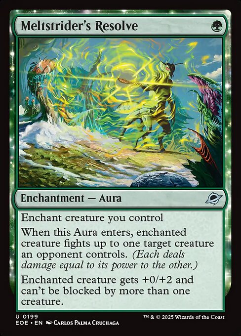 Meltstrider's Resolve - Edge of Eternities EOE - NM - 0199 U (Foil)