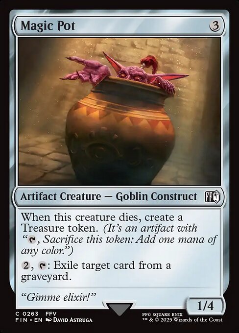 Magic Pot - Final Fantasy FIN - NM - 0263 C (Foil)