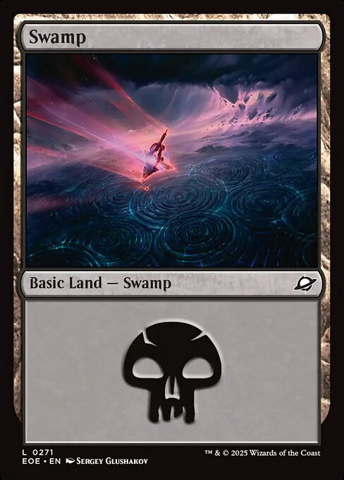 Swamp - Edge of Eternities EOE - NM - 0271 C (Foil)