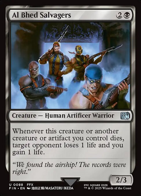 Al Bhed Salvagers - Final Fantasy FIN - NM - 0088 U (Foil)
