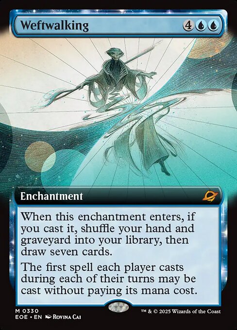 Weftwalking - Edge of Eternities EOE - NM - 0330 M (Extended Foil)