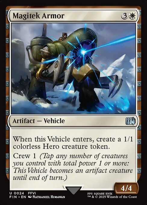 Magitek Armor - Final Fantasy FIN - NM - 0024 U