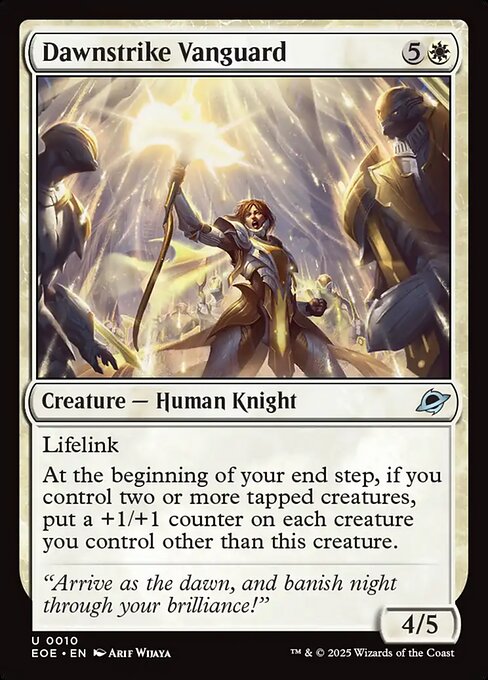 Dawnstrike Vanguard - Edge of Eternities EOE - NM - 0010 U (Foil)