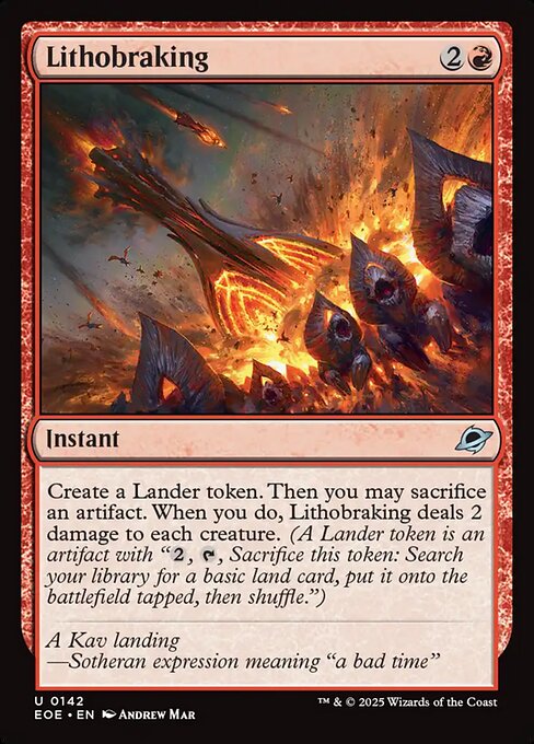 Lithobraking - Edge of Eternities EOE - NM - 0142 U