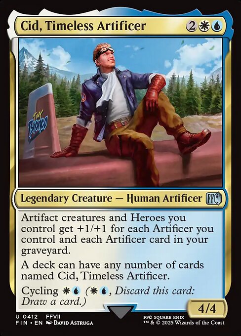 Cid, Timeless Artificer - Final Fantasy FIN - NM - 0412 U