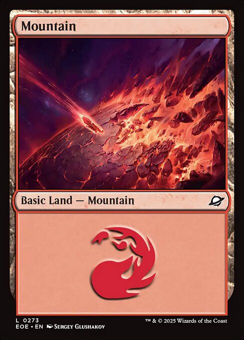 Mountain - Edge of Eternities EOE - NM - 0273 C (Foil)