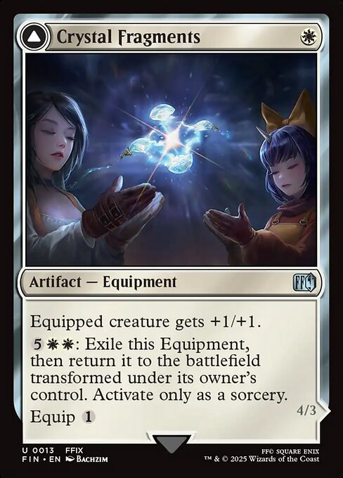 Crystal Fragments // Summon: Alexander - Final Fantasy FIN - NM - 0013 U (Foil)