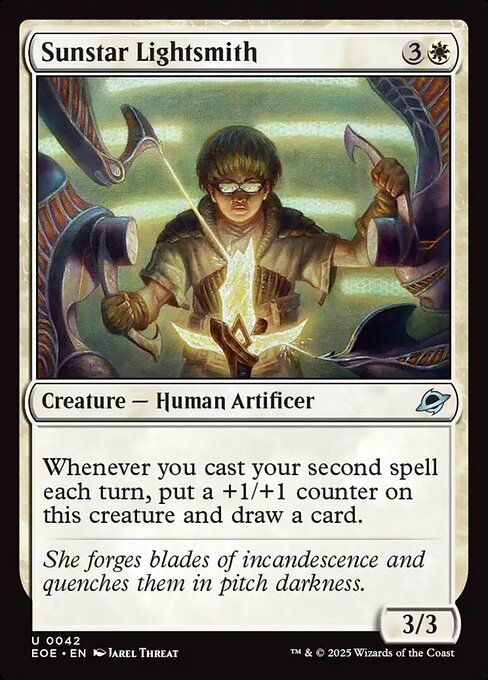 Sunstar Lightsmith - Edge of Eternities EOE - NM - 0042 U (Foil)