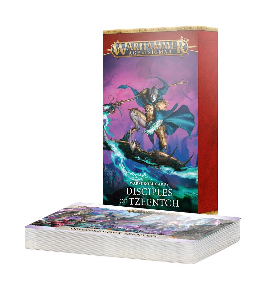 [PRE-ORDER] Warhammer Age of Sigmar - Warscroll Cards: Disciples of Tzeentch