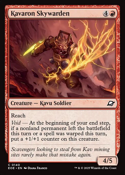 Kavaron Skywarden - Edge of Eternities EOE - NM - 0140 C