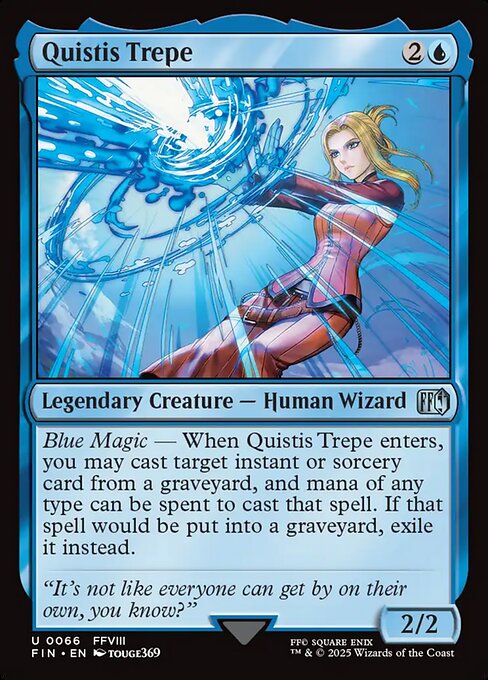 Quistis Trepe - Final Fantasy FIN - NM - 0066 U (Foil)