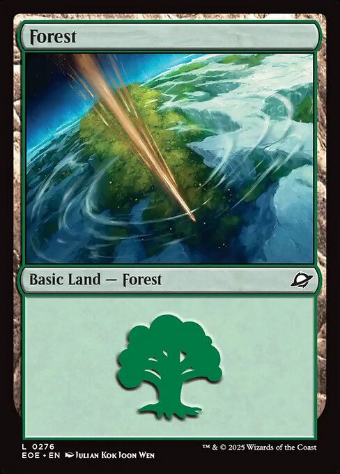Forest - Edge of Eternities EOE - NM - 0276 C (Foil)