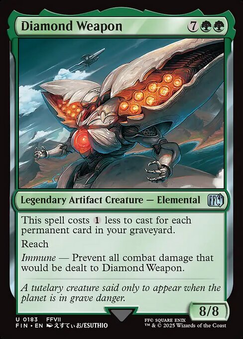 Diamond Weapon - Final Fantasy FIN - NM - 0183 U (Foil)
