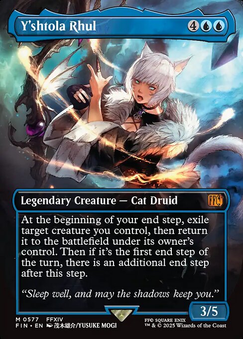 Y'shtola Rhul - Final Fantasy FIN - NM - 0577 M (Borderless Foil)