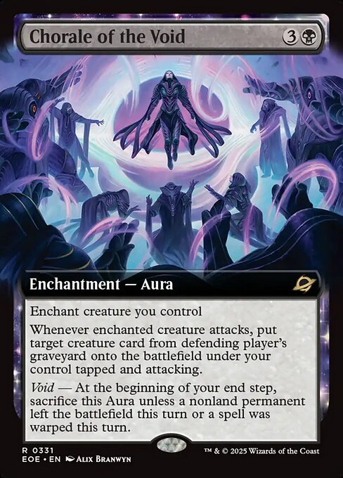 Chorale of the Void - Edge of Eternities EOE - NM - 0331 R (Extended)