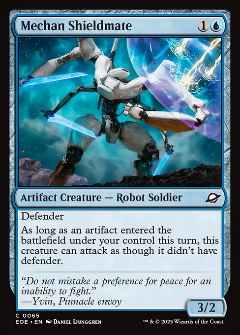 Mechan Shieldmate - Edge of Eternities EOE - NM - 0065 C (Foil)