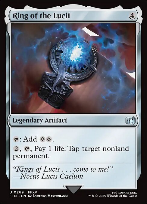 Ring of the Lucii - Final Fantasy FIN - NM - 0269 U (Foil)