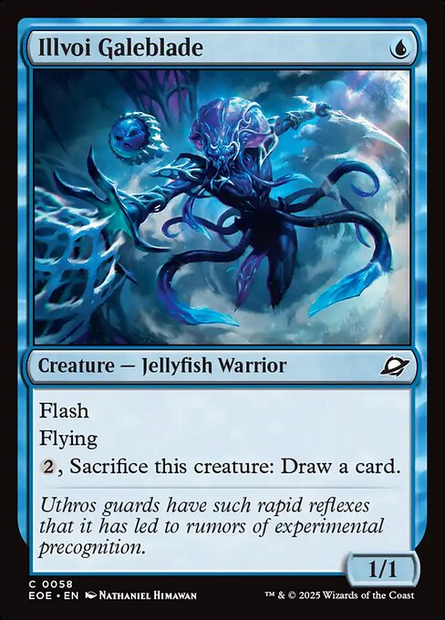 Illvoi Galeblade - Edge of Eternities EOE - NM - 0058 C (Foil)