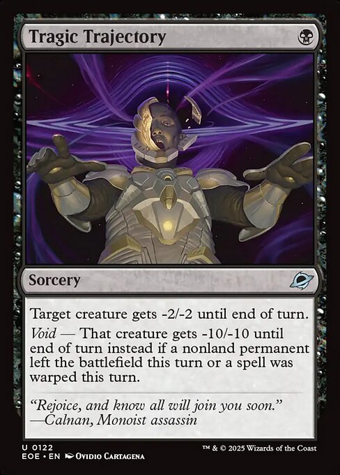 Tragic Trajectory - Edge of Eternities EOE - NM - 0122 U (Foil)