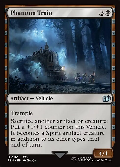 Phantom Train - Final Fantasy FIN - NM - 0110 U (Foil)