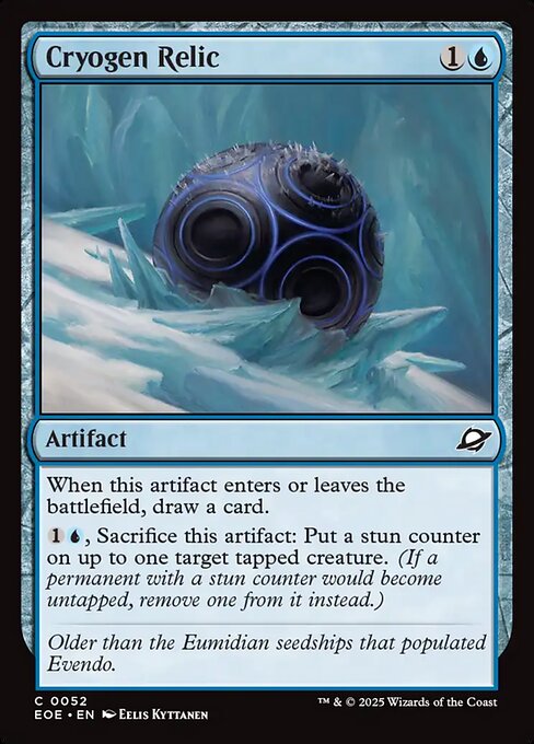 Cryogen Relic - Edge of Eternities EOE - NM - 0052 C