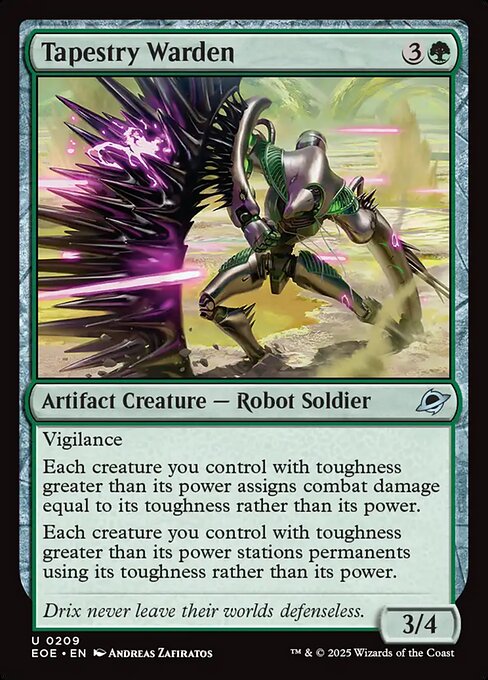 Tapestry Warden - Edge of Eternities EOE - NM - 0209 U
