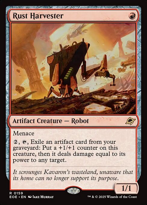 Rust Harvester - Edge of Eternities EOE - NM - 0159 R (Foil)