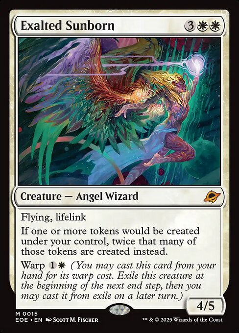 Exalted Sunborn - Edge of Eternities EOE - NM - 0015 M (Foil)