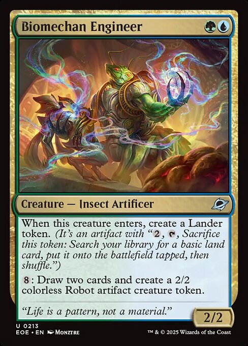 Biomechan Engineer - Edge of Eternities EOE - NM - 0213 U (Foil)