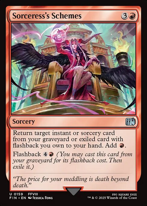 Sorceress's Schemes - Final Fantasy FIN - NM - 0159 U (Foil)