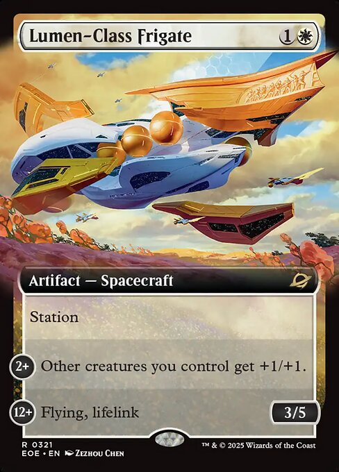 Lumen-Class Frigate - Edge of Eternities EOE - NM - 0321 R (Extended Foil)