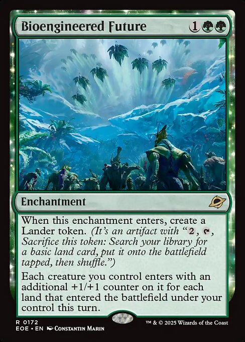 Bioengineered Future - Edge of Eternities EOE - NM - 0172 R (Foil)