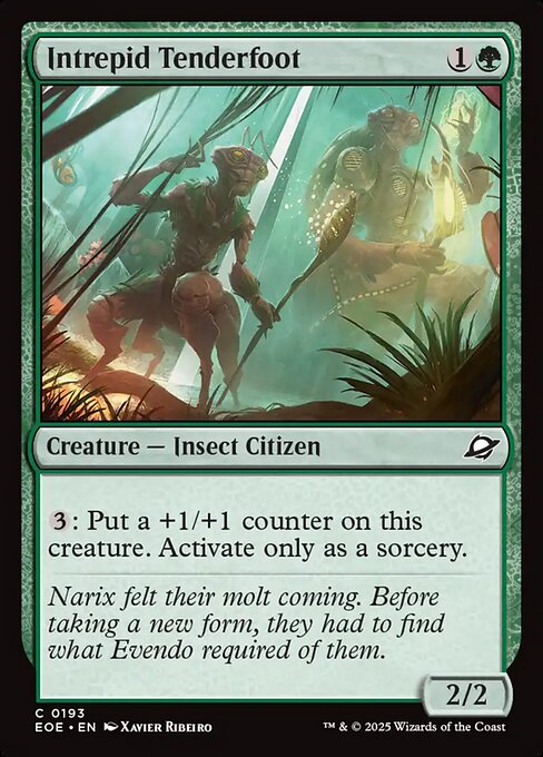 Intrepid Tenderfoot - Edge of Eternities EOE - NM - 0193 C