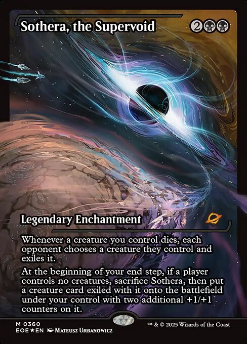 Sothera, the Supervoid - Edge of Eternities EOE - NM - 0360 M (Showcase Foil)