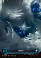 Island - Edge of Eternities EOE - NM - 0368 C (Borderless Foil)