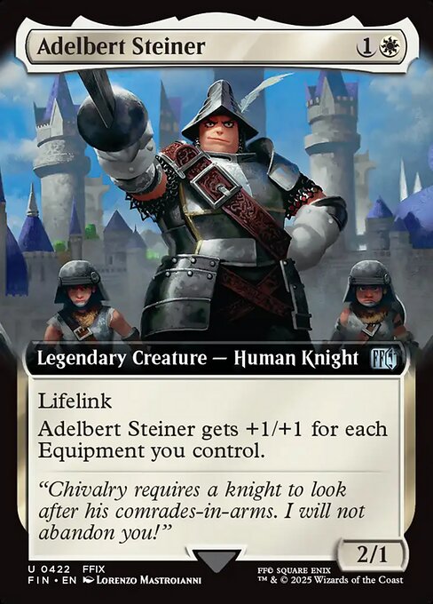 Adelbert Steiner - Final Fantasy FIN - NM - 0422 U (Extended)